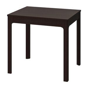 Стол раздвижной ЭКЕДАЛЕН 80/120x70 см темно-коричневый ИКЕА IKEA