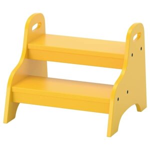 Табурет-лестница детский ТРУГЕН желтый ИКЕА, IKEA