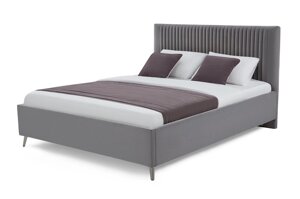 Кровать SOLANA Briana серый 140х200 см
