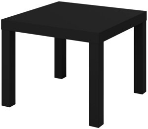 Лайк стол журнальный / придиванный 55х55 см, цвет Черный