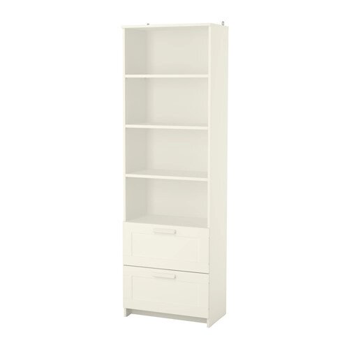 Шкаф/стеллаж БРИМНЭС белый ИКЕА, IKEA от компании "IDEA HOUSE" - служба доставки мебели и товаров - фото 1