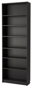 Стеллаж БИЛЛИ 80х28х237 см, черно-коричневый ИКЕА, IKEA