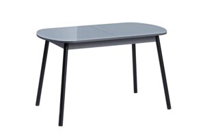 Стол раздвижной Давос Серый, чёрный 120(151)х75х70 см