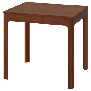 Стол раздвижной ЭКЕДАЛЕН коричневый, 80/120x70 см ИКЕА IKEA