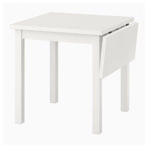 Стол с откидной полой нордвикен белый икеа, IKEA