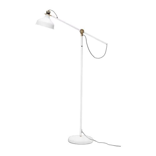 Светильник напольн/для чтения РАНАРП белый с оттенком ИКЕА, IKEA