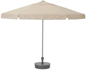 Зонт от солнца с опорой куггё / ворхольмен бежевый 300 см IKEA, икеа