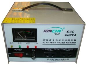 Стабилизатор напряжения JONCHN 0.5 кВт