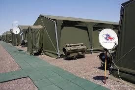 Палатка армейская до 8 чел. брезентовая 3х4м.