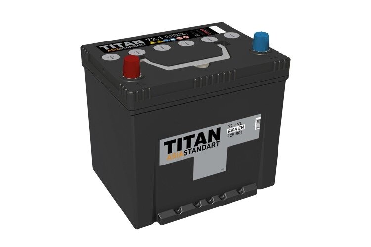 Аккумулятор TITAN Asia Standart 72 (+) (0055) от компании Vita-Avto - фото 1