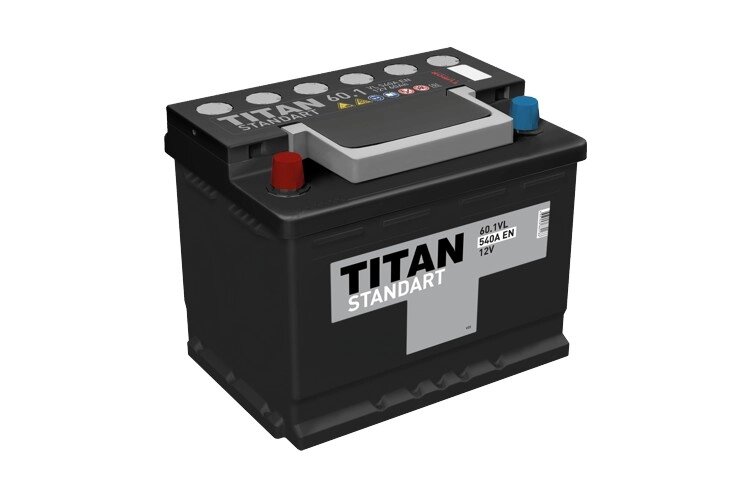 Аккумулятор TITAN Standart 60 (+) (0262) от компании Vita-Avto - фото 1