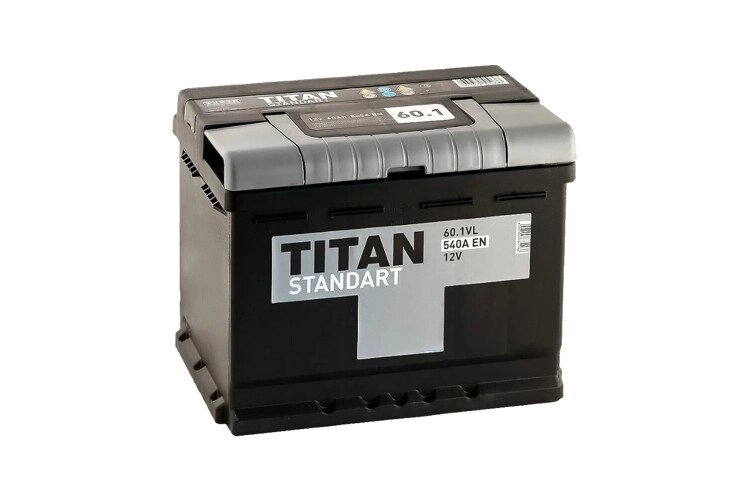 Аккумулятор TITAN Standart 60.1 (-) (0263) от компании Vita-Avto - фото 1