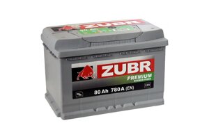 Аккумулятор ZUBR Premium 80 (0170)
