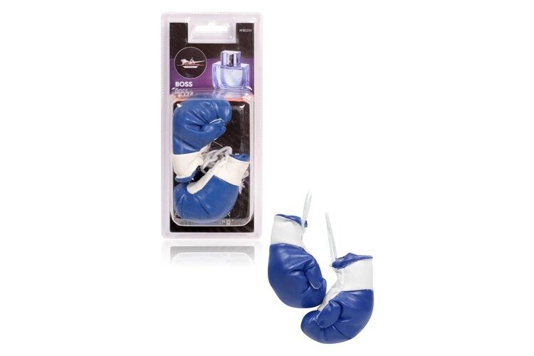 Ароматизатор AIRLINE AFB0204 (боксерские перчатки цвет синий аромат boss) от компании Vita-Avto - фото 1
