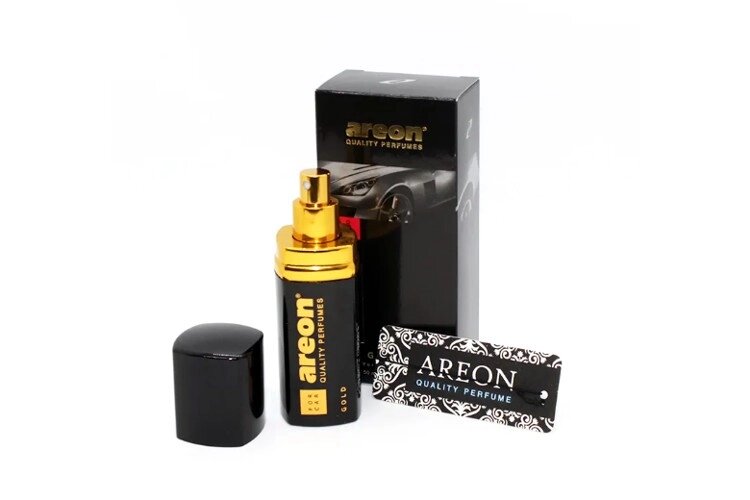 Ароматизатор AREON AP02 50ml. спрей Gold+сухой от компании Vita-Avto - фото 1