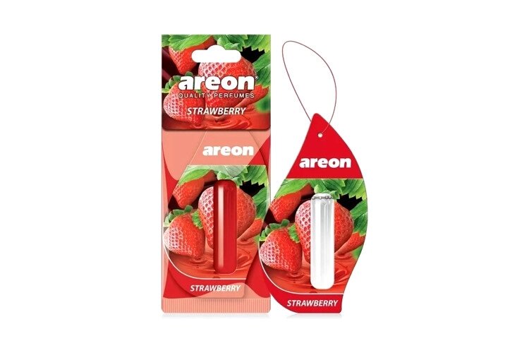 Ароматизатор AREON Liquid LR17 5ml (Strawberry капсула) от компании Vita-Avto - фото 1