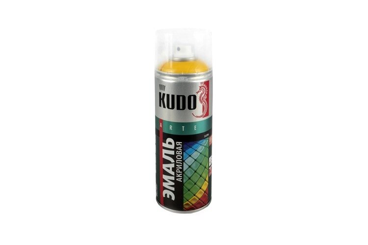 Эмаль универсальная KUDO KU0A1023 (ярко-желтая) (6шт) от компании Vita-Avto - фото 1
