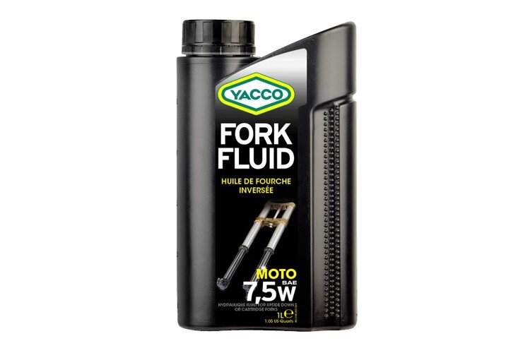 Масло гидравлическое YACCO 7.5W FORK FLUID 1л. от компании Vita-Avto - фото 1