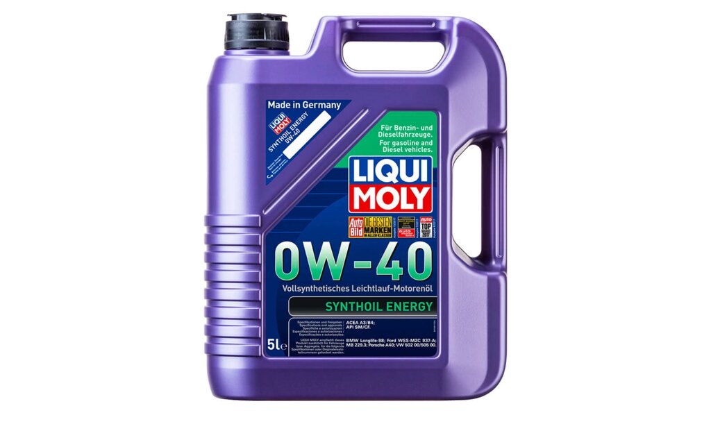 Масло моторное LIQUI MOLY Synthoil Energy 0w40 5л. (9515) от компании Vita-Avto - фото 1