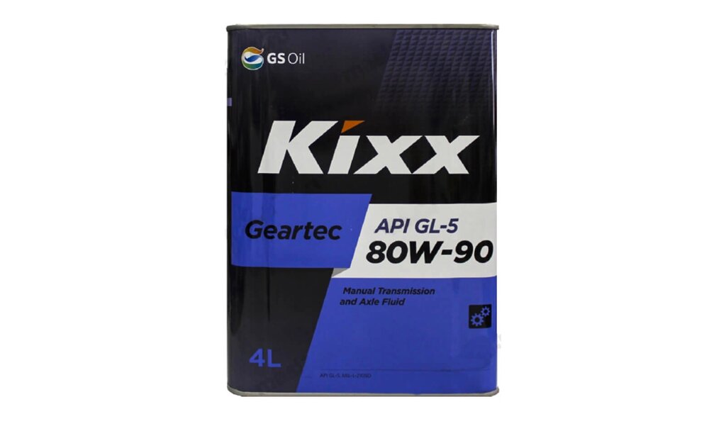 Масло трансмиссионное KIXX 80w90 4л. от компании Vita-Avto - фото 1