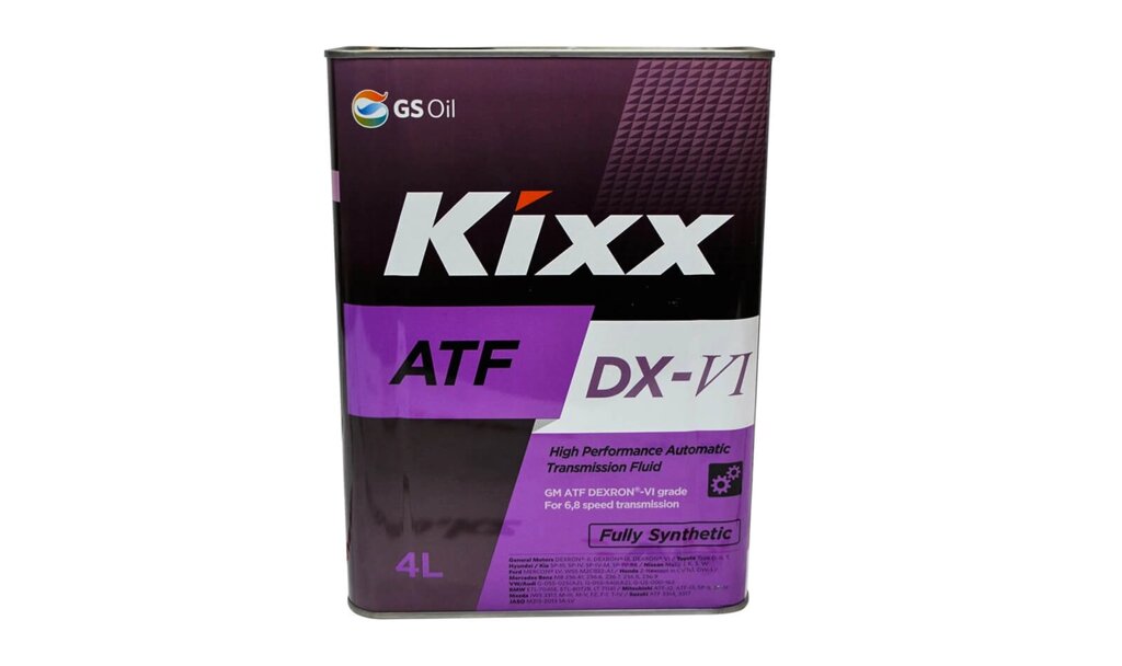 Масло трансмиссионное KIXX ATF DX VI 4л. от компании Vita-Avto - фото 1