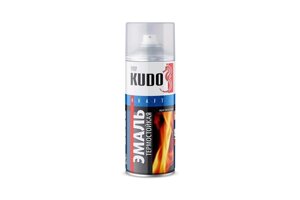 Эмаль термостойкая KUDO KU5005 520мл. (красная)