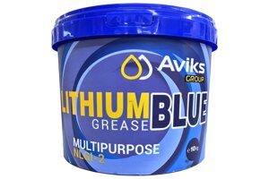Смазка AVIKS Lithium Grease BLUE (синяя) 10кг. (ведро)
