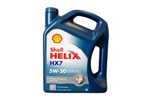 Масло моторное SHELL HELIX HX7 5W-30 4л.