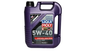 Масло моторное LIQUI MOLY Synthoil High Tech 5w40 5л. (1856)