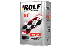 Масло моторное ROLF GT 5W-30 4л. (SN CF жб)
