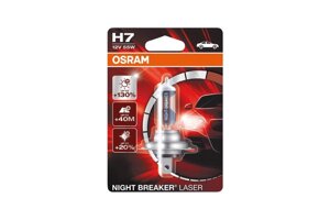 Лампа H7 OSRAM 64210NBL01B +130 Night Breaker (блистер)