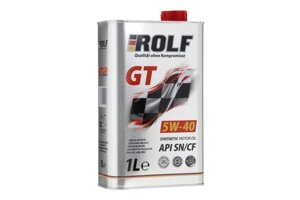 Масло моторное ROLF GT 5W-40 1л. жб (SN/CF)