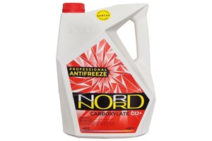 Антифриз NORD красный Carboxylate G12+ 10кг.