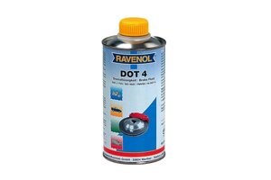 Тормозная жидкость RAVENOL DOT4 500мл.
