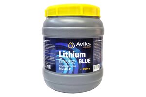 Смазка AVIKS Lithium Grease BLUE (синяя) 800гр. (банка) (12шт)