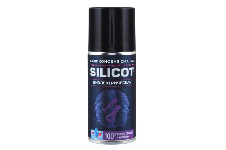 Смазка Silicot Spray диэлектрическая VMPAUTO 210мл. (аэрозоль) 2707 / Silicot Spray диэлектрлік майы от компании Vita-Avto - фото 1