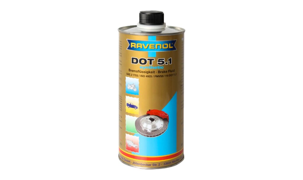 Тормозная жидкость RAVENOL DOT5.1 500мл. от компании Vita-Avto - фото 1