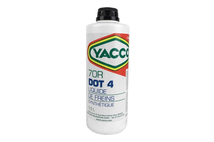 Тормозная жидкость YACCO 70R DOT4 0.5л от компании Vita-Avto - фото 1