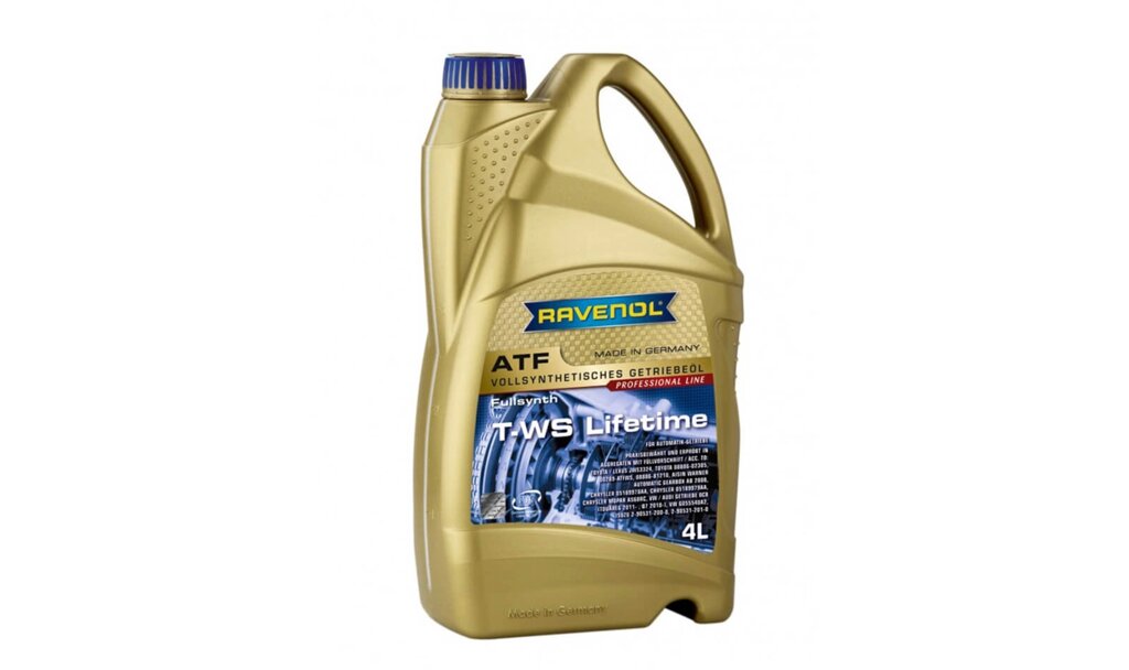 Трансмиссионное масло RAVENOL ATF T-WS 4л. от компании Vita-Avto - фото 1