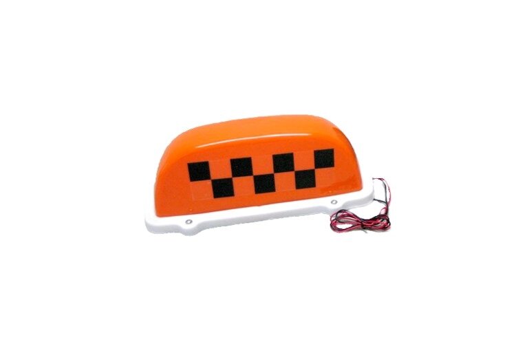 Знак ТАКСИ НИКОЛЬ TA007 магнит на крышу (с подсветкой) оранжевый от компании Vita-Avto - фото 1