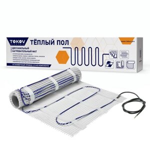 Комплект «теплый пол»мат) 150вт/кв. м 1кв. м TOKOV electric TKE-MAT150-150-1