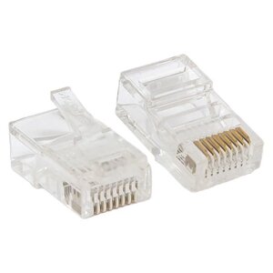 Коннектор RJ45 (8P8c) кат. 5E неэкранир. 30мкд универс. (уп. 50шт) teracom PRO EKF TRP-PLUG-5EUTP-50