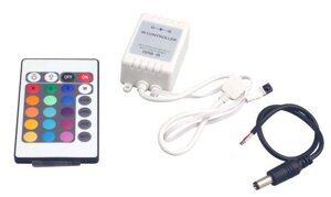 Контроллер RGB ZC-1000RC 12в 3х2а=72вт (IR) jazzway 3327385