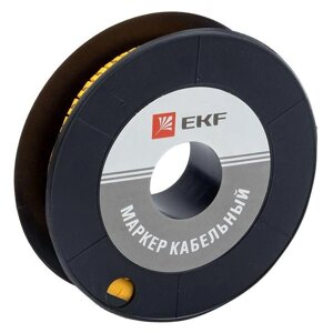 Маркер каб. 1.5кв. мм «2»к-1000ед) (ЕС-0) EKF plc-KM-1.5-2