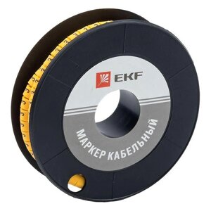 Маркер каб. 1.5кв. мм «3»к-1000ед) (ЕС-0) EKF plc-KM-1.5-3
