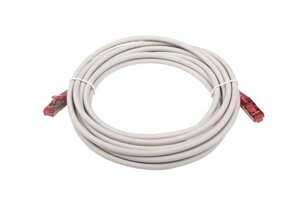 Патч-корд кат. 5E F/UTP экранир. LSZH PC-LPM-STP-RJ45-RJ45-C5e-5M-LSZH-GY 5м сер. Hyperline 42339