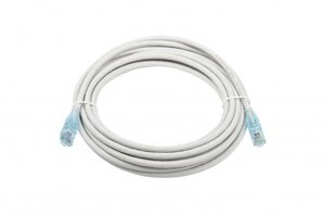 Патч-корд PC-LPM-UTP-RJ45-RJ45-C6-5M-LSZH-GY U/UTP кат. 6 LSZH 5м сер. Hyperline 41841