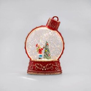 Светильник декоративный (фигура) «Елочный шар» с эффектом снегопада и подсветкой Neon-Night 501-160