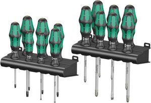 Набор отверток с двумя подставками Kraftform Big Pack 300 14 предметов (PH 1/2/3; PZ 1/2/3; TX 10/15/20/25/30; SL