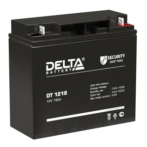 Аккумулятор ОПС 12В 18А. ч Delta DT 1218